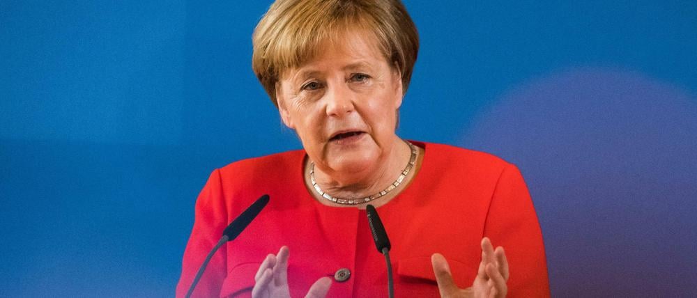 Bundeskanzlerin Angela Merkel (CDU).