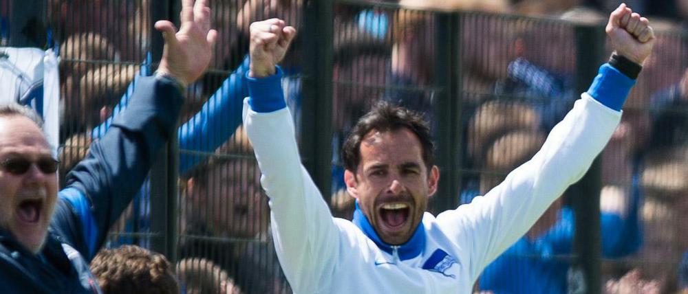 Vom Spieler zum Trainer. Michael Hartmann ist schon lange für Hertha BSC aktiv. 