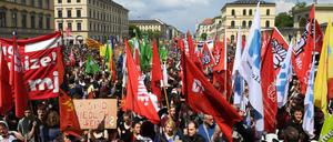 Großdemonstration auf dem Odeonsplatz: Weit mehr Menschen als erwartet gingen auf die Straße.