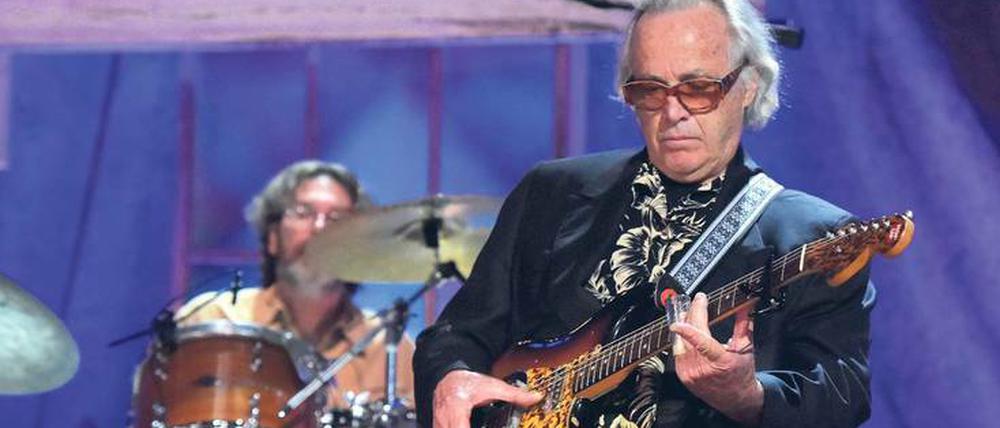 Gitarrengott. Ry Cooder bei einem Konzert 2015 in Nashville, Tennessee.