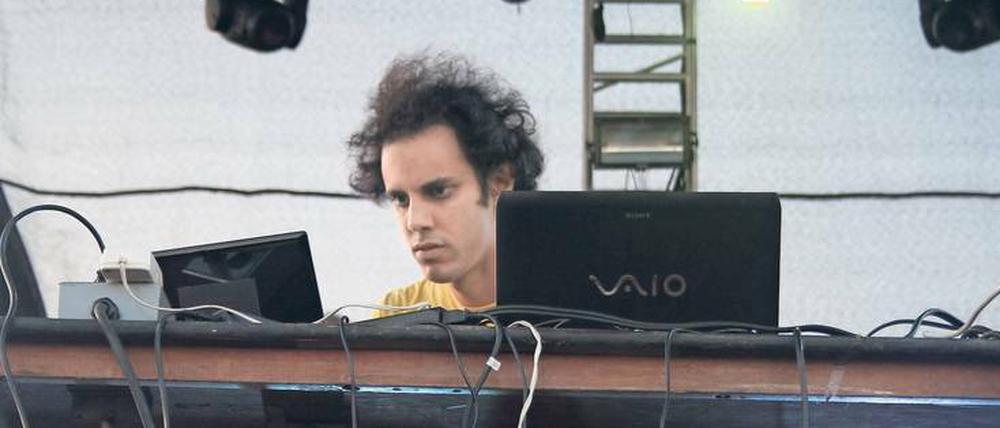 Der britische Musiker Four Tet alias Kieran Hebden. 