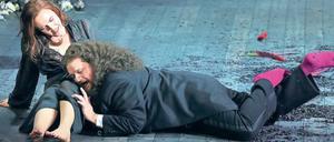 Von den Göttern gestraft. Sopranistin Nicole Chevalier als Königstochter Semele mit Allan Clayton als Jupiter.