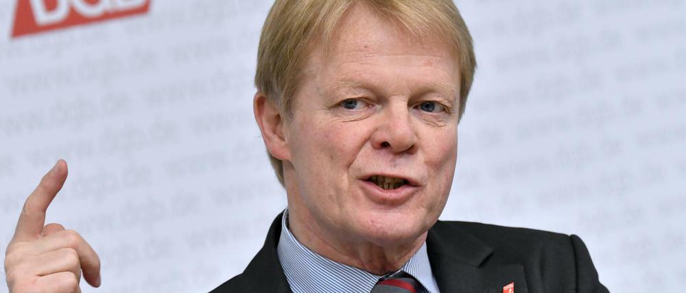 Der Vorsitzende des Deutschen Gewerkschaftsbundes (DGB), Reiner Hoffmann. (Archiv)