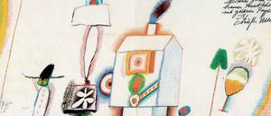 Kunterbunt. „Herzliche Grüße aus braunen Nussböden und goldenen Pappeln.“ Brief an Peter Huchel vom Oktober 1972.