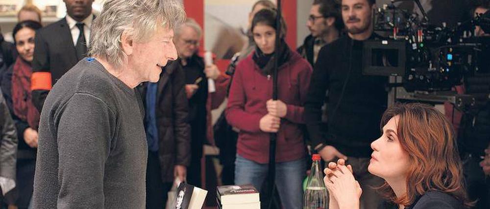 Roman Polanski und seine Hauptdarstellerin Emmanuelle Seigner.
