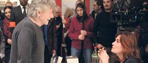 Roman Polanski und seine Hauptdarstellerin Emmanuelle Seigner.