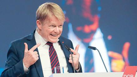 „Ich kann das nachvollziehen“, sagte Reiner Hoffmann zu dem Umstand, dass viele DGB-Delegierte seinen Einsatz für die erneute große Koalition in Berlin nicht goutierten. 