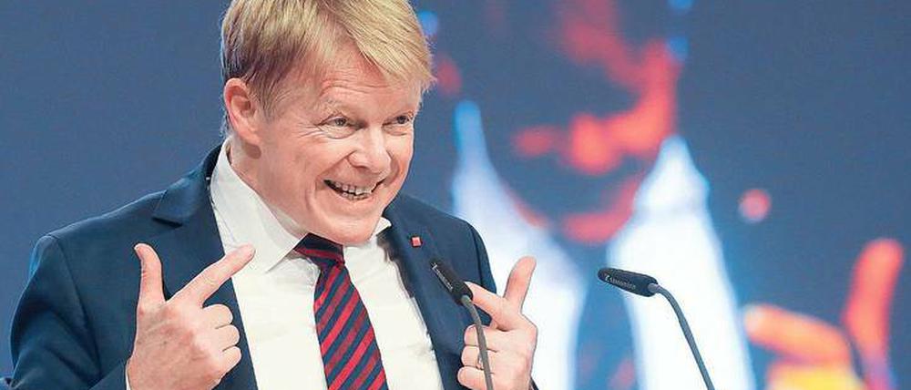 „Ich kann das nachvollziehen“, sagte Reiner Hoffmann zu dem Umstand, dass viele DGB-Delegierte seinen Einsatz für die erneute große Koalition in Berlin nicht goutierten.