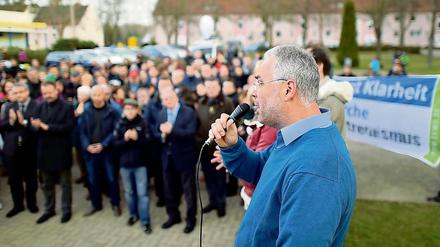 Markus Nierth, früherer Bürgermeister von Tröglitz, im Jahr 2015