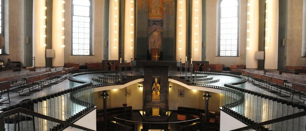 Ein Blick in die Berliner St. Hedwigs-Kathrdrale.