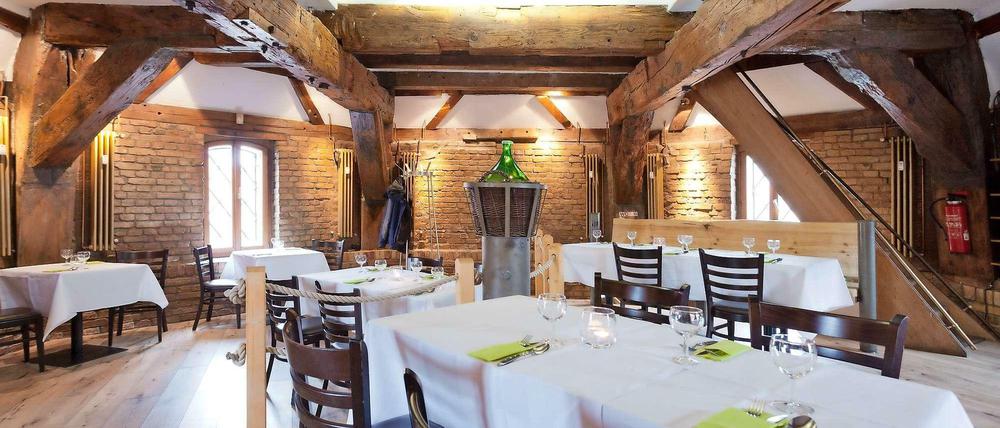 Die "Jungfernmühle" in Buckow bietet gute schwäbische Küche am Rande der Gropiusstadt.