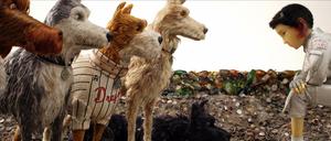 Szene aus dem Film "Isle of Dogs - Ataris Reise" von Regisseur Wes Anderson.