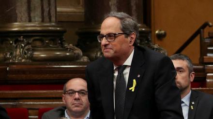Der Neue. Quim Torra sieht sich nur als Statt- und Platzhalter für Carles Puigdemont.