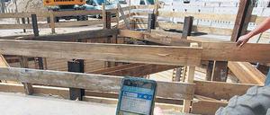 Gescannt, gewusst. Die App ermöglicht auch Kontakt zu den Unternehmen, wenn auf der Baustelle länger keiner mehr zu sehen war.