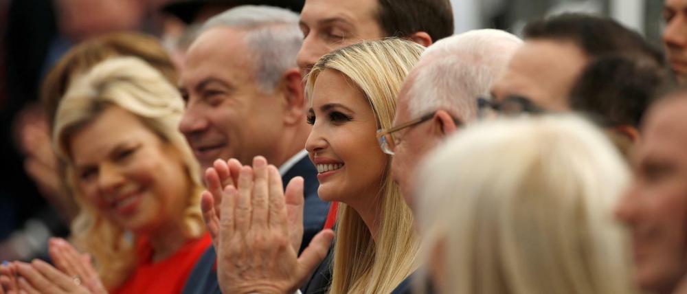 Große Freude: Sara und Benjamin Netanjahu, Jared Kushner und Ivanka Trump (von links) bei der Eröffnung der US-Botschaft in Jerusalem.
