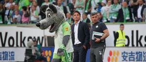 Immer noch mit Chancen auf den Ligaverbleib: Der VfL Wolfsburg.