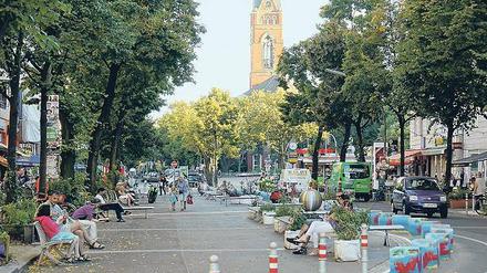 Ungemütlich. Die neue Maaßenstraße war bislang kein Renner.
