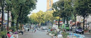 Ungemütlich. Die neue Maaßenstraße war bislang kein Renner.