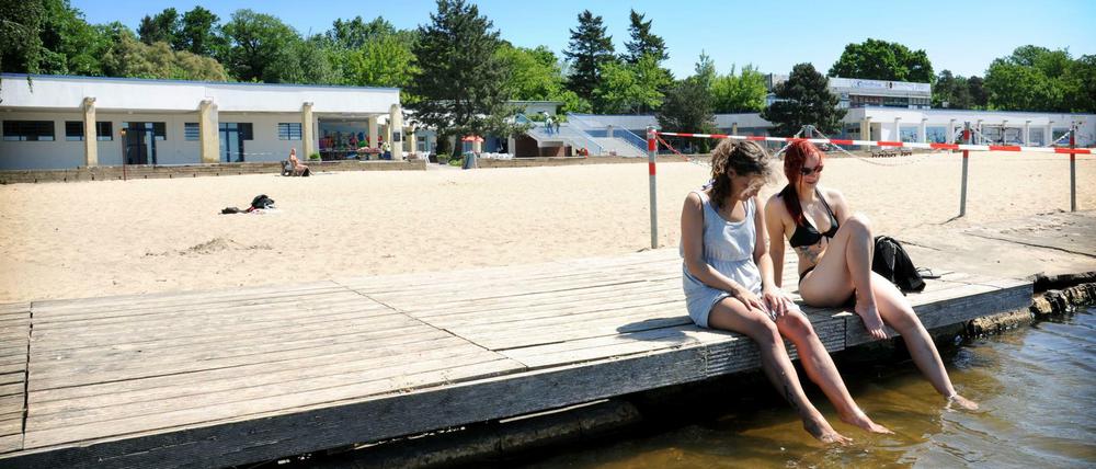 Das Strandbad Müggelsee in Köpenick soll komplett saniert werden. Nur der See bleibt so flach wie er ist.