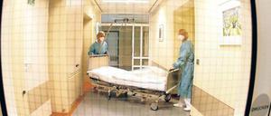 Auf Isolierstationen werden auch Patienten, die an resistenten Keimen leiden, behandelt.