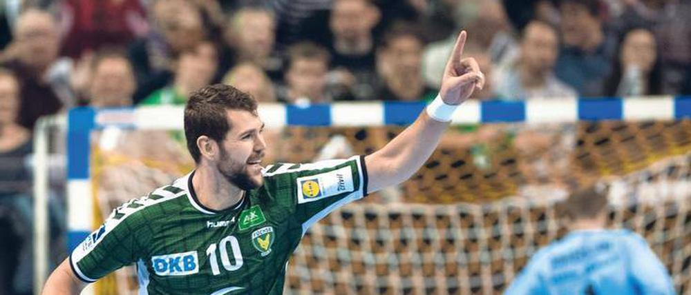 Jakov Gojun, 32, spielt seit 2015 für die Füchse. Der Abwehrspezialist wechselte von Atletico Madrid nach Berlin. Mit der kroatischen Nationalmannschaft gewann er 2010 EM-Silber und 2012 Olympia-Bronze.