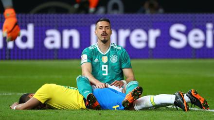 Falsches Trikot. Sandro Wagner will nicht mehr für die Nationalmannschaft spielen.