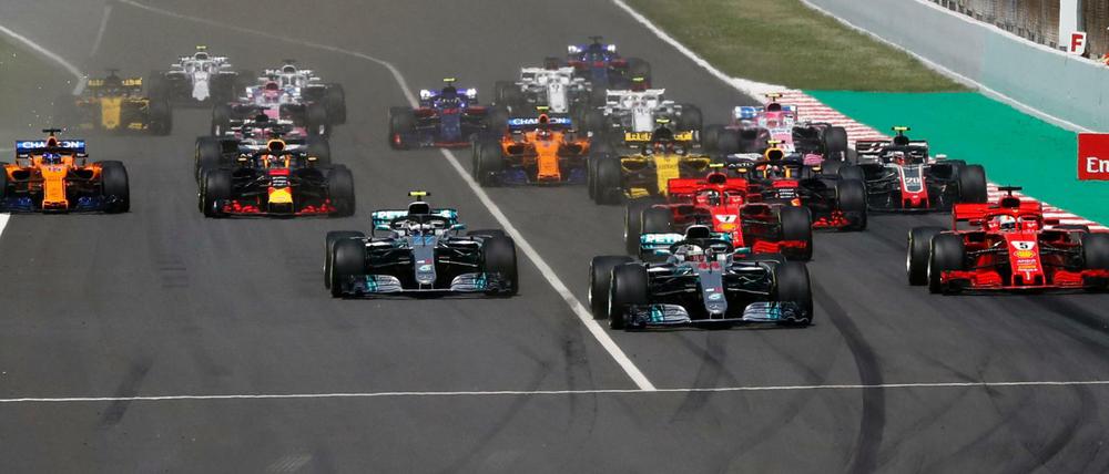 Avus? Straße des 17. Juni? Heerstraße? Nein, in diesem Fall ein Formel-1-Rennen in Spanien.