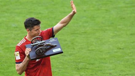 Robert Lewandowski trifft häufig - aber nicht in den wichtigen Spielen.