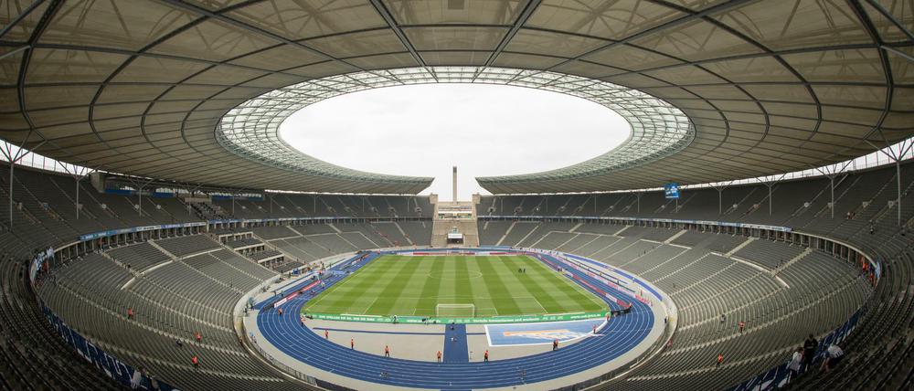 Das Berliner Olympiastadion.