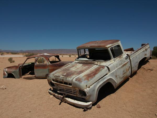 Was ursprünglich nicht mehr als ein altes Wrack war, ist heute ein beliebter Fotostop bei Touristen.