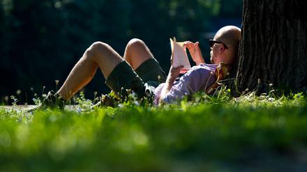 Bei diesem Frühlingswetter sind die Berliner Parks gut gefüllt. 