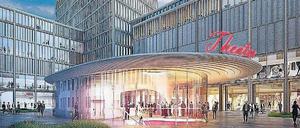 So soll der Neubau der Ku'damm-Bühnen aussehen.
