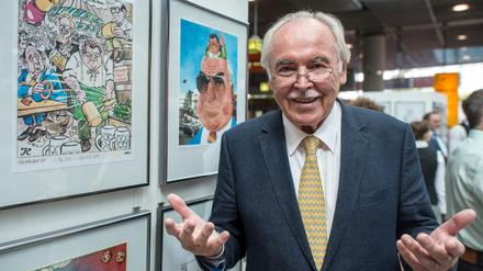 Der Karikaturist Dieter Hanitzsch.