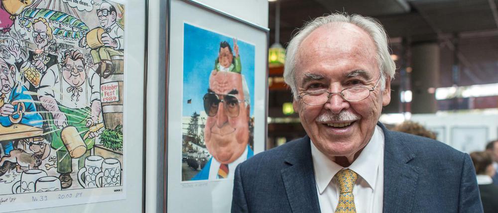 Der Karikaturist Dieter Hanitzsch.