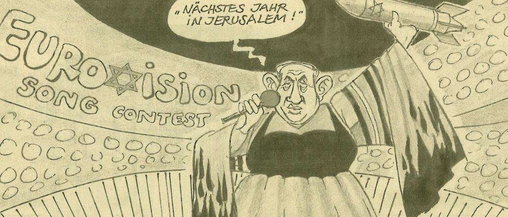 Umstritten. Dieter Hanitzsch steht weiter zu seiner der Karikatur, die am Dienstag auf der Meinungsseite der „Süddeutschen“ erschienen ist.