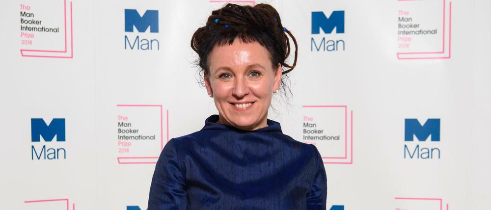 Olga Tokarczuk ihr Buch «Flights» und ihren Man-Booker-Preis.