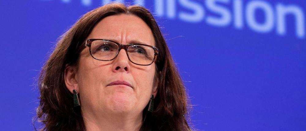 EU-Handelskommissarin Cecilia Malmström will von ihrer Linie nicht abrücken.