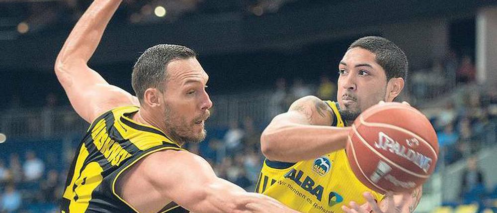 Ohne Rücksicht auf Verluste: Albas Spielmacher Peyton Siva (re.).