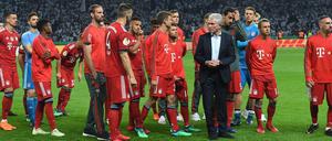 Die Bayern konnten gar nicht schnell genug in die Kabine gehen.