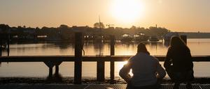 Idylle am Müggelsee: Diesmal ohne Feuerwerk zum Bölschestraßenfest. 