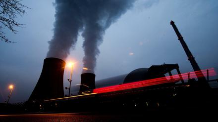 Das Kernkraftwerk Grohnde in Niedersachsen.