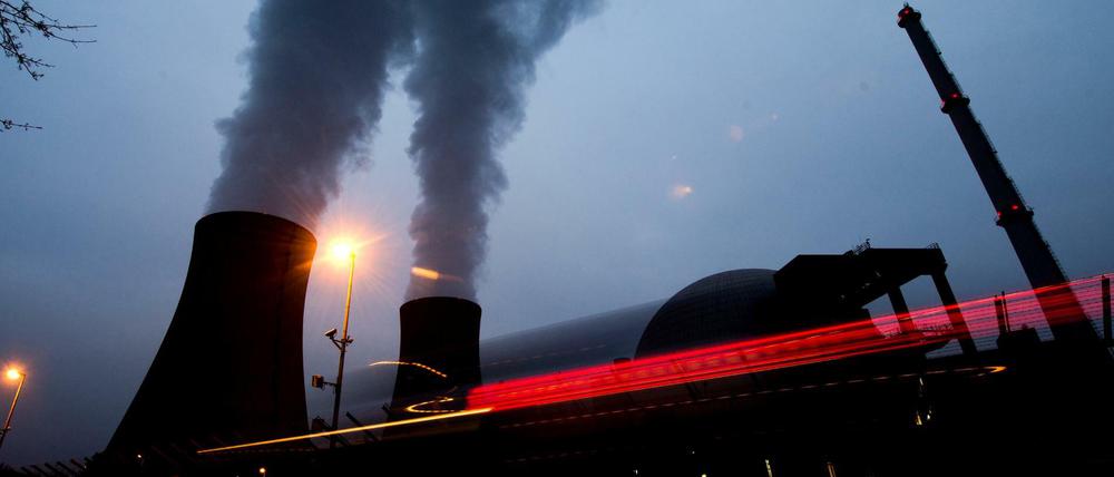 Das Kernkraftwerk Grohnde in Niedersachsen.