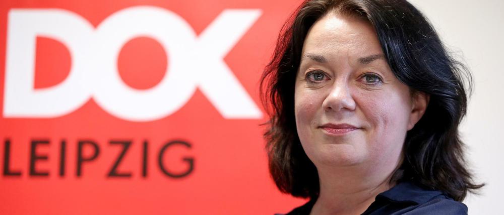 Die Festivalintendantin von DOK Leipzig, Leena Pasanen.