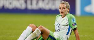 Lena Gössling kämpfte mit den Tränen nach dem verlorenen Finalspiel.