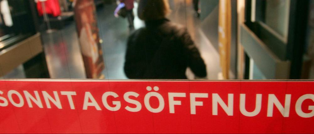 Sonntagsöffnung in Berlin.