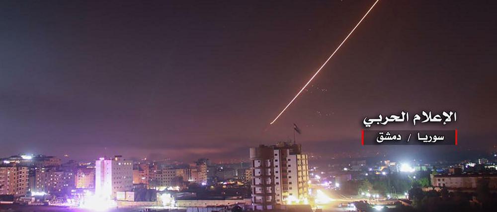 n Auch Ziele in der Nähe von Damaskus waren in jüngster Zeit bereits im Visier israelischer Raketen.