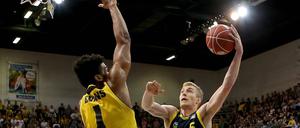 Niels Giffey von Alba Berlin half ordentlich mit beim Sieg über Ludwigsburg.