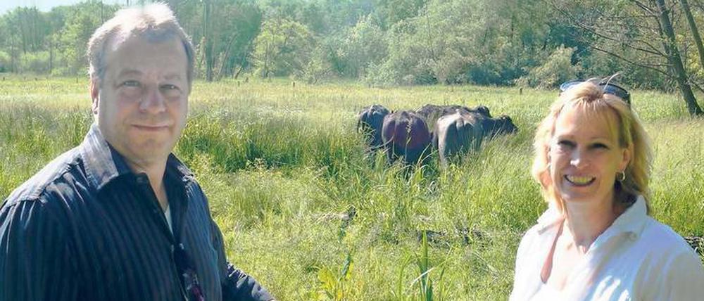 Die Tiere wurden auch von Bezirksbürgermeister Frank Balzer und Bezirksstadträtin Katrin Schultze-Berndt empfangen.