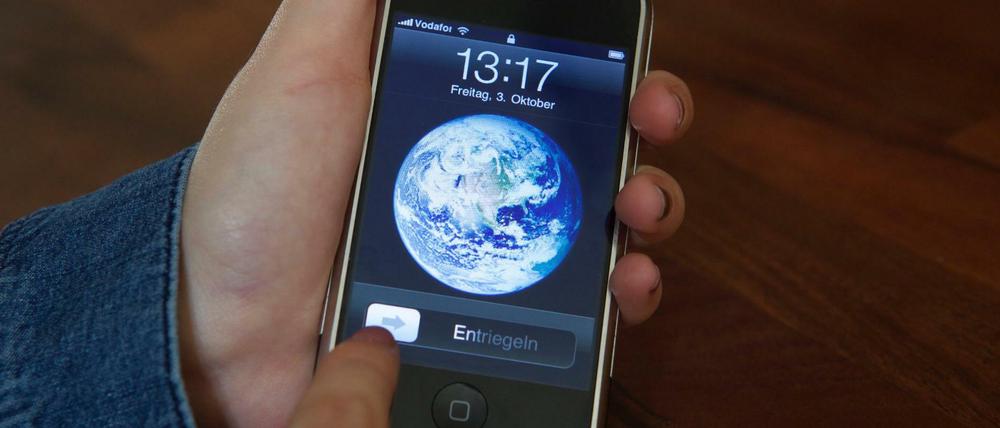 Die Schiebe-Geste, die Apple patentgeschützt hat, spielte in der Auseinandersetzung zwischen Apple und Samsung eine wichtige Rolle.