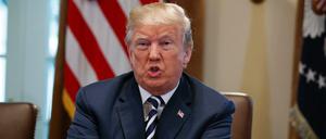 US-Präsident Donald Trump streitet mit dem FBI.